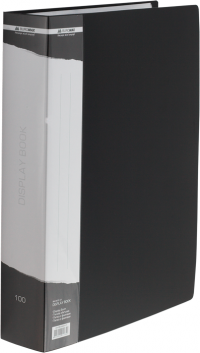 Папка c 100 файлами А4 (в чохлі), чорний