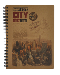 Записная книга KRAFT В6, 96 л., белая, микроперфорация