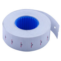 Ценник 22*12мм (1000шт, 12м), прямоугольный, внутренняя намотка, белый