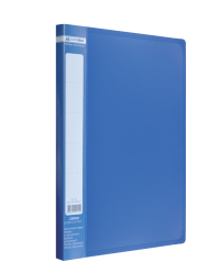 Папка A4 с боковым прижимом JOBMAX, синий