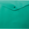 Папка-конверт А5 на кнопке, матовая, непрозрачная, зеленый