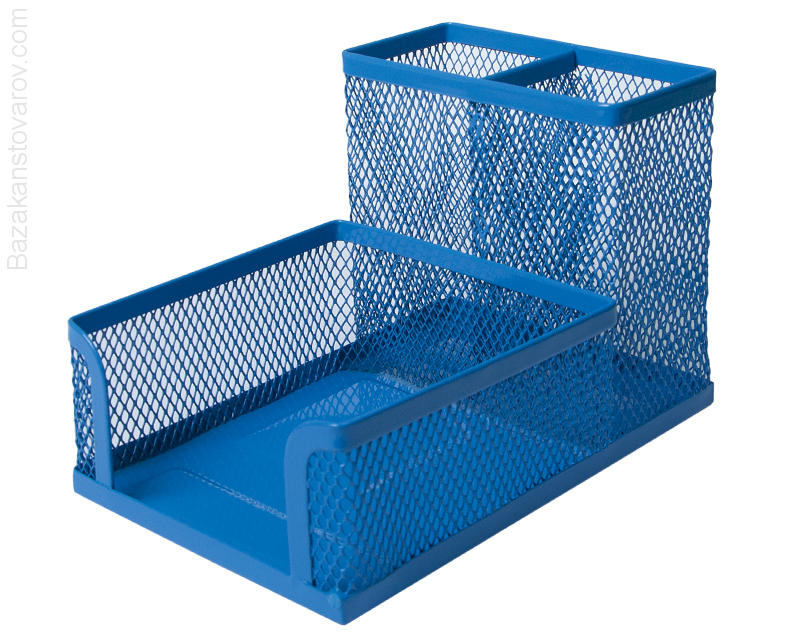 Прибор настольный 100x150x90мм металлический, синий