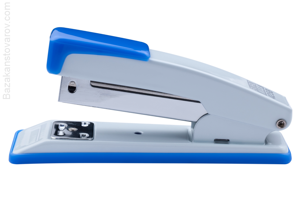 Степлер металлический JOBMAX, 20л.,(скобы №24, 26), синий