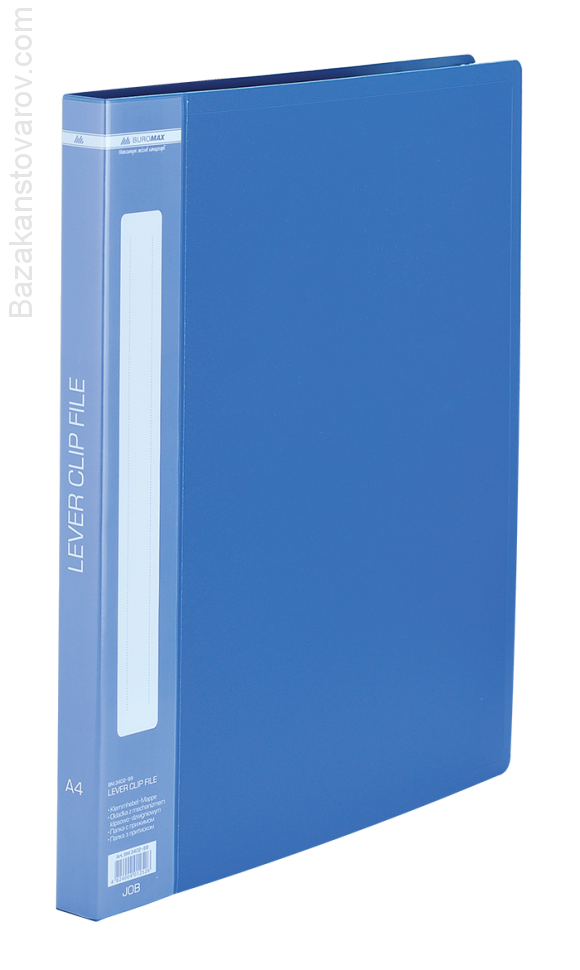 Папка A4 с боковым прижимом, синий