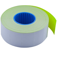 Ценник 26*16мм (1000шт, 16м), прямоугольный, внутренняя намотка, желтый