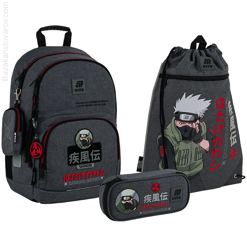 Набір рюкзак + пенал + сумка для взуття Kite 585 NR