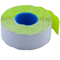 Ценник 26*16мм (1000шт, 16м), фигурный, внутренняя намотка, желтый