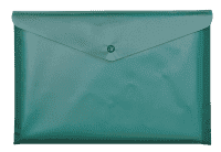 Папка А5 на кнопці, JOBMAX, непрозора, зелений