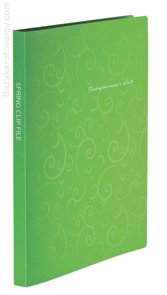 Папка А4 зі швидкозшивачем, BAROCCO, салатовий