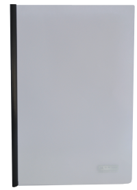 Папка швидкозшивач з притискною планкою, 6мм, чорний