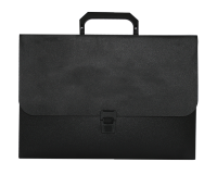 Портфель пласт. A4 35мм, JOBMAX, чорний