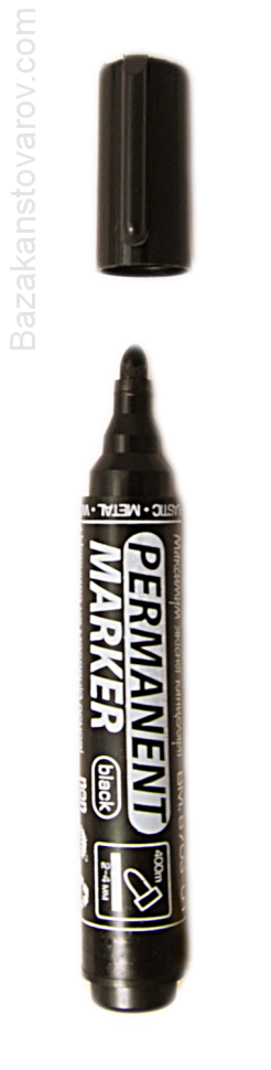 Маркер водостойкий JOBMAX, черный