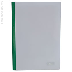 Папка швидкозшивач з притискною планкою, 10мм, асорті