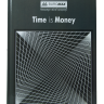 Книга канцелярская "TIME IS MONEY" 96л.кл.оф.(тв. лам. обл), А4, серый
