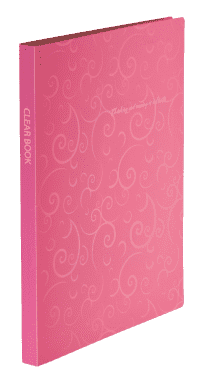 Папка з 20 файлами А4, BAROCCO, рожевий