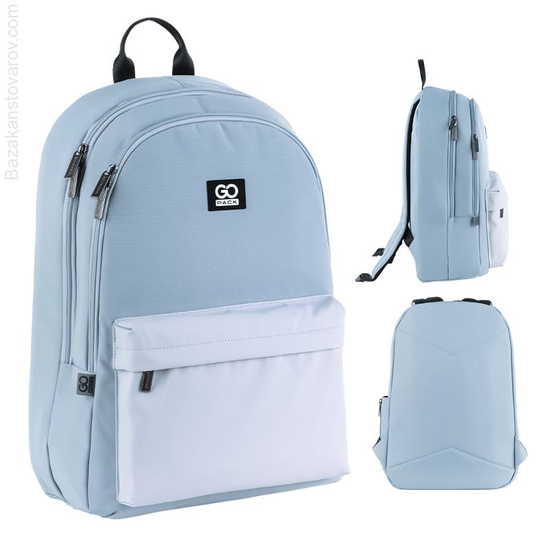 Рюкзак GoPack Education Teens 140 сіро-блакитний