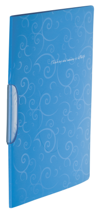 Швидкозшивач А4 з поворотн.затиском, BAROCCO, блакитний