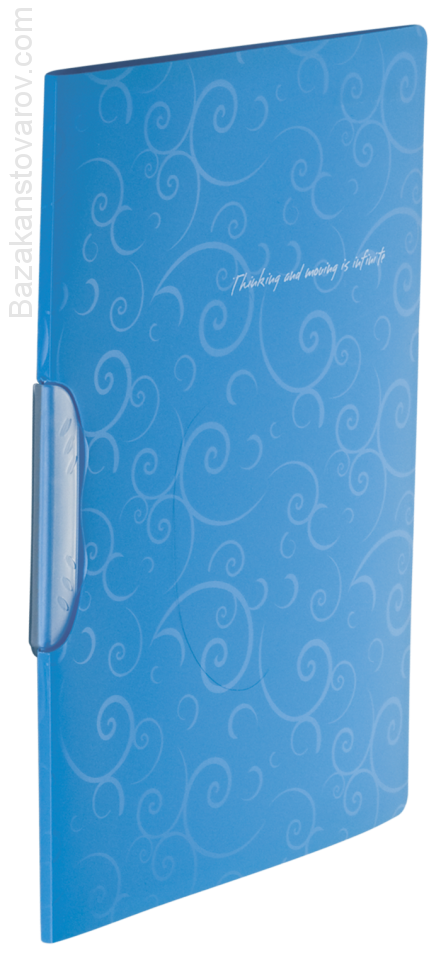 Швидкозшивач А4 з поворотн.затиском, BAROCCO, блакитний