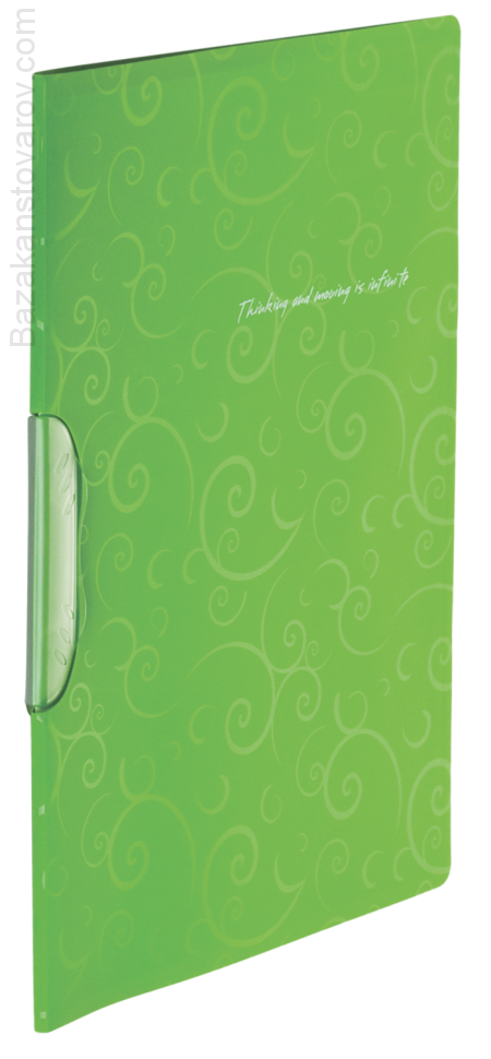 Швидкозшивач А4 з поворотн.затиском, BAROCCO, салатовий