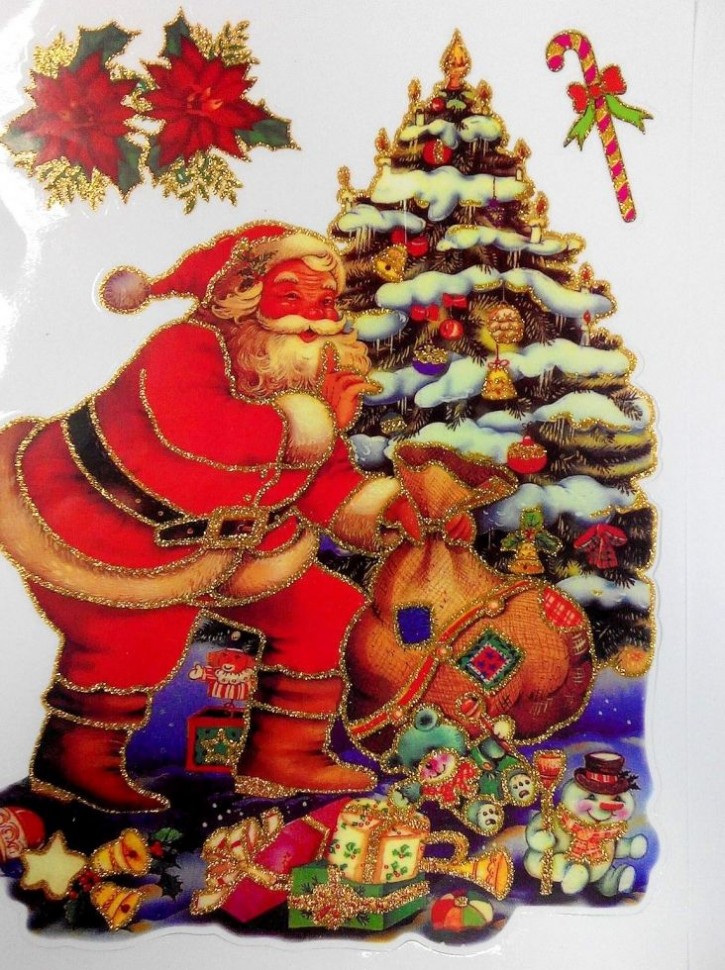 Наклейка новогодняя