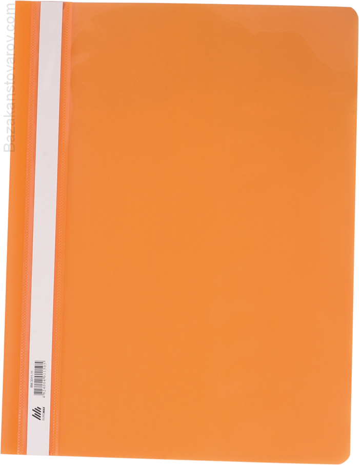 Скоросшиватель А4, PP, оранжевый