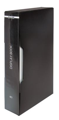 Папка c 80 файлами А4 (в чохлі), чорний