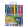 Набор из 12-и гелевых ручек NEON+GLITTER, 12 цветов, KIDS Line